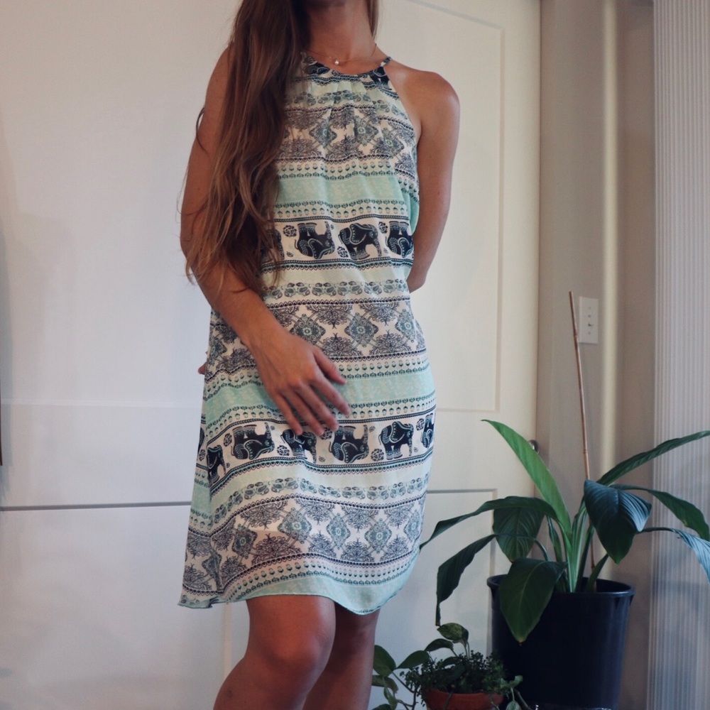 Cute patterned summer dress